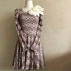 Adorable Fit and Flare Knit Dress